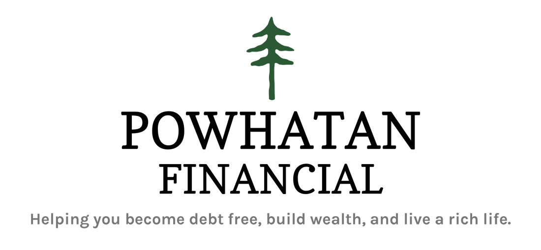 Powhatan Financial Logo - Helping you get out of debt, built wealth, and live a rich life now.